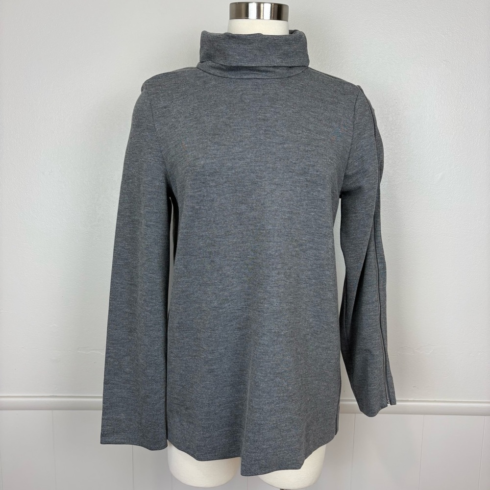 COS Women's Funnel Neck Zippered Neck & Arm Knit Top Size‎ 6 Modern Contemporary - Picture 5 of 16